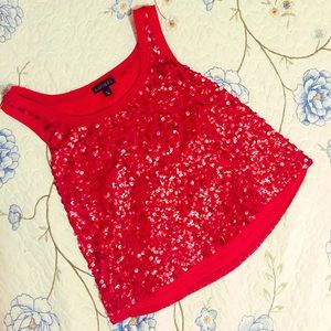 *NEW LISTING* Express Red Sequin Tank